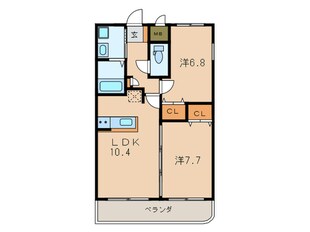 セトル．イン鳳の物件間取画像